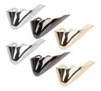Veemoon Ensemble de 6 Protections métalliques Pointues pour Bottes, | Embout de chaussure métallique , semelle antidérapante, protection du talon, compatible avec les chaussures habillées,