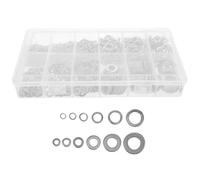 Veemoon Ensemble de 790 Rondelles Plates Élastiques en Acier Inoxydable Rondelles Rondes 4-12 MM Assortiment pour Réparation Automobile Plomberie et Ameublement Kit Solide