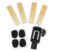 Veemoon Ensemble de Coupe- 4 et 4 Coussinets pour Saxophone en Bois et Plastique 1 Outil de Coupe Précis Adapté Saxophone Alto