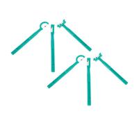 Veemoon Entraîneur de Langue pour Garçon et Filles 6 Pcs en Plastique Vert Kit D’Entraînement Oromoteur pour Rééducation des Muscles Oraux Ouverture de Bouche et Latéralisation Pointe