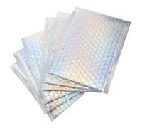 Veemoon Enveloppes à Bulles Adhésives 15x18 Cm Film Épaissi Métallisé Coloré Lot De 16 Pochettes Scellantes Résistance Renforcée Pour Expédition Vêtements Et Cosmétiques