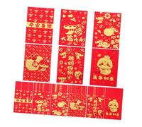 Veemoon Enveloppes Rouges De An Chinois - 60 Pièces Élégantes Et Résistantes Pour Célébrations Festives - Pour Printemps