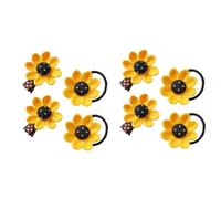 Veemoon Épingle à Cheveux En - Ensemble De 4 Pince à Cheveux Fleur Pour Enfants - Élastiques à Cheveux Idéaux Pour La Plage Et Occasions Spéciales