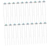 Veemoon Épingle à Cheveux en Rose Lot de 20 Accessoires de Mariage Décoration et Filles pour Cheveux de Mariage Cristaux
