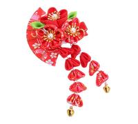 Veemoon Épingle à Cheveux Fleurie De Kimono Japonais Épingle Faite Main Accessoire Vintage Pour Cheveux Style Floral Côté Pince Décoration Pour Fille Et Femme Fait Main