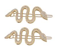 Veemoon Épingle à Cheveux Serpent Dorée - 6 Pièces Accessoires Chic En Pour Cheveux - Barrette Et Punk Pour Un Style Unique