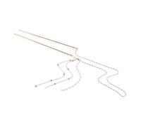 Veemoon Épingle Cheveux Double Chaîne Style Chinois Avec Glands Fourchette Pour Chignons Femmes Et Filles Accessoire Pratique Et Classique