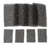 Veemoon Éponge à Maquillage Noire Dense 16 Pcs 4x6x1 Cm pour Visage et Corps, Effet Cicatrice et Pointillé, Accessoires Maquillage Halloween, Outil Spécial Visage et Corps