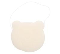 Veemoon Éponge de Bain Naturelle pour Bébé en Blanche, Douce et Pratique Peau Cheveux, en Famille