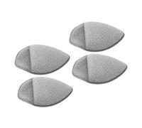 Veemoon Éponge Exfoliante Visage Et Démaquillante 4 Pièces Forme Goutte D'eau Polyuréthane Petit Format Peaux Sensibles Soin Quotidien Nettoyage Précis