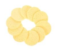 Veemoon Éponges Nettoyantes Visage Naturelles Lot De 10 80x10mm Éponges Cosmétiques Épaisses Pour Démaquillage Et Exfoliation Visage Femmes Voyage