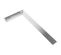 Veemoon Équerre de Menuisier 300 Mm en Acier Inoxydable Épais, Règle à Angle Droit pour Travail du Bois, Outil Carré Précis pour Mesures et Traçage, Règle de Construction Professionnelle