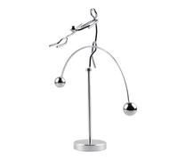 Veemoon 'équilibre en Fer pour Couple Gymnaste, Décoration de Bureau Originale Base Stable, Balle Pivotante pour Détente et Amusement, Ornement Bureau Design Créatif