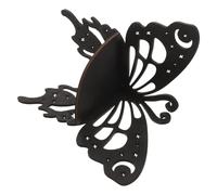 Veemoon Étagère Murale D’Angle en Support Creux, Présentoir Décoratif pour Cristaux, Rangement Polyvalent pour Salon et Chambre - Style Rustique, Étagère Flottante Design, Décoration