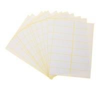 Veemoon Étiquettes Autocollantes de Prix Blanches 240 Pcs 25 X 76 Mm, Petites Étiquettes Adhésives Faciles à Décoller pour Organisation Bureau Maison, Autocollants Prix Résistants