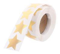 Veemoon Étiquettes Autocollantes Holographiques Multi Fonctions pour Enveloppes et Décoration Rouleau de Stickers Scintillants Dorés