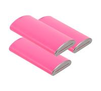 Veemoon Étui à Lames de Rasoir 3 Pièces en Plastique Robuste Couleur Rose pour Collecte Sécurisée des Déchets de Lames Boîte de Récupération pour Pose de Films Automobiles et Usage