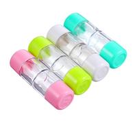 Veemoon Étui à Lentilles Rgp 4pcs Pratique Couleurs Variées Boîte De Rangement pour Lentilles De Contact Étui De Protection Mini Voyage