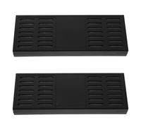 Veemoon Étui Humidificateur à Cigares Grand Format Noir, Système D'humidification Précis 2 Pièces, Accessoire de Conservation pour Cave à Cigares de Bureau et Voyage, Dispositif