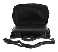 Veemoon Étui Portable pour Hautbois 2 Pièces en Polyuréthane et Toile Noire, Paquet de Transport Pratique et Solide, Supports de Rangement pour Accessoires et Protection D’instruments