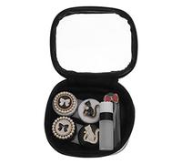 Veemoon Étui pour Lentilles de Contact Set en Alliage et PP Boîte de Rangement Portable Outils pour Paquet à Main ou Paquet D'ordinateur