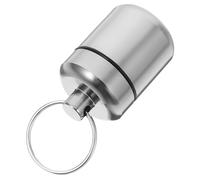 Veemoon Étui Rigide De Protection Pour Bouchons D'oreille En Alliage D'aluminium Étanche Porte-clés, Compact Et Portable, Pour Voyages Et Sports