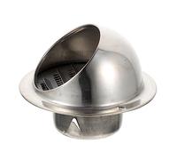 Veemoon Extracteur Air Extérieur Acier Inoxydable Hotte Évacuation Ronde Avec Filtre Anti-retour Ventilation Silencieuse Pour Mur Extérieur Ventilateur De Sortie Air Robuste Et Facile à En