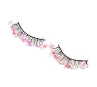 Veemoon Fausse de Cils Colorés Extensions Individuelles Recourbées Cils Soi-même pour Maquillage Touffes de Courbes