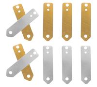 Veemoon Feuilles D’Anode en Cuivre et Zinc 10 Pièces - Matériaux Électrodes pour Expériences Piles à Fruits - Bande Électrode Zinc Anode pour Électroplacage et Production D’Énergie