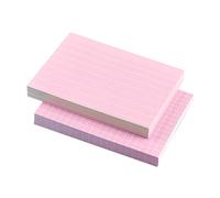 Veemoon Fiches de Notes Légères et Faciles à Transporter 150 pour Étudiants et Enseignants en Papier Rose Cartes D'index Couleur Aléatoire pour Révision et Prise de Notes