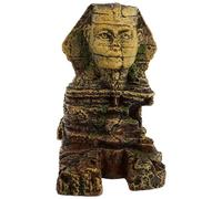 Veemoon Figurine Sphinx en Résine 1 Pièce, Ornement Décoratif pour Aquarium, Décoration Paysagère Égyptienne, Non Toxique et Réaliste, Cachette Anti-Stress pour Poissons, Décoration