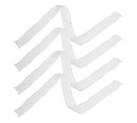 Veemoon Filet à Viande en Rouleau 4 Pcs en Coton Élastique pour Jambon Saucisses et Pieds de Porc - Chaussette Alimentaire Résistante Cuisine Domestique et Professionnelle