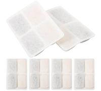 Veemoon Filtres De Rechange pour Fontaine à Eau pour Chat Lot De 6 Filtres en Charbon Actif De Coquille De Noix Filtration pour Impuretés Et Débris pour Fontaines Automatiques