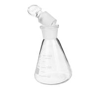 Veemoon Fiole en Verre avec Bouchon 100Ml/150Ml Flacon de Laboratoire pour Expériences Chimiques aux Températures Nettoyage Facile pour Étudiants