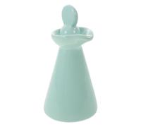 Veemoon Flacon Compte-gouttes en Céramique 70 Ml Vintage Bleu Lac, Pot de Voyage Hermétique pour Huiles Essentielles, Mini Récipient Spa pour Parfum et Soins Cosmétiques