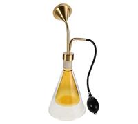 Veemoon Flacon Diffuseur Aromathérapie Verre Double Paroi avec Pompe Longue Flacon Testeur Portable pour Huiles Essentielles Dispositif Échantillonnage Parfums Spa et Voyage