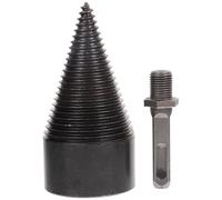 Veemoon Foret à Bois de Chauffage 50 MM en Acier Foret à Fendre les Bûches pour Perceuse Électrique Cône de Fendage Robuste Adapté au Bois Dur comme Chêne et Noyer Outil de Fendage