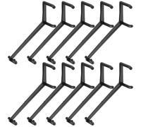 Veemoon Formateurs des succursales 10 Pièces PE Noir Clips De Pliage pour Plantes Et Arbres Fruitiers Jardinage