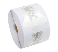 Veemoon Formes D'ongles en Feuille D'aluminium Autocollantes 300 Pièces Compacte pour Extension D'ongles Manucure Professionnelle Salon Usage Maison