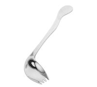 Veemoon Fourchette et cuillère adaptatives, couverts incurvés à long manche, vaisselle de réadaptation pour personnes âgées et adultes handicapés, pour droitiers