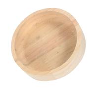 Veemoon Gamelle en Bois pour Hamster Bol Nourriture Multifonction Bois Massif Chêne Petit Taille Usage Cage Petits Rongeurs Animaux De Compagnie