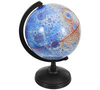 Veemoon Globe Lunaire Éducatif 141,6 Mm pour L'enseignement Géographie et L'astronomie pour Garçon et Filles, Modèle Interactif Rotatif, Décoration Bureau Lune, Pédagogique Stem, Maquette
