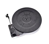 Veemoon Gramophone de Platine enregistrer Joueur Ancien Platine Tourne-Disque Vinyle pour disques vinyles Tenue vidéo Audio Record Player avec Stand Vintage Vinyl Noir