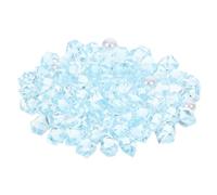 Veemoon Gravier Décoratif Aquarium en Résine Transparente Bleu 40g, Pierres Précieuses en Cristal Broyées, Petits Éclats de Quartz Naturel pour Décor Aquatique Eau Douce, Habitat