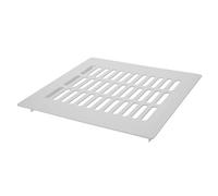 Veemoon Grille d'Aération en Alliage d'Aluminium 200 MM Carrée Couvercle de Ventilation pour Meuble à Chaussures et Armoire Grille de Ventilation Mince Cuisine et Placard Contrôle du