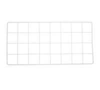 Veemoon Grille Murale Métallique 40X20 CM pour Cadres Photo et Cartes Postales Panneau D’Affichage Décoratif en Métal Gris Clair Renforcé Rangement Mural Multifonction DIY pour