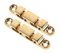 Veemoon Guide-cordes pour Basse Électrique 6 Cordes Rouleaux de Maintien Dorés Bloc de Cordes Stabilisateur Accessoire de Rechange pour Guitare Basse Amélioration Sonore et Durée