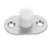 Veemoon Guide de Rouleau pour Porte Coulissante en Nylon et Fer Positionneur de Sol pour Porte de Grange Butoir Solide Coulissantes Installation Facile Usage Intérieur