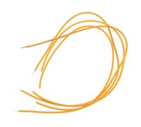 Veemoon Guirlande de 4 Filaments LED Flexibles 255 Mm 3v 2200k Lumière Jaune, Ampoule à Filament Flexible pour Luminaires, Accessoires D’éclairage Diy, Réparation et Décoration Intérieure