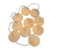 Veemoon Guirlande Lumineuse LED Papier Motif Citrouille Petite Lanterne Lumineuse Halloween sans Pile Décoration Maison Fête Éclairage Décoratif Chaud pour Intérieur 1 Pièce